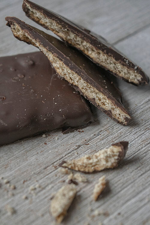 Chocolate Dipped Graham Crackers