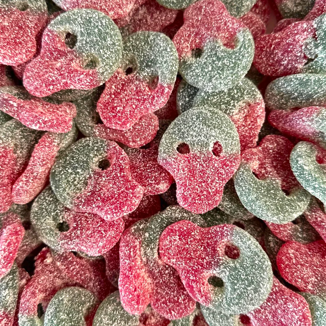 Swedish Watermelon Skulls